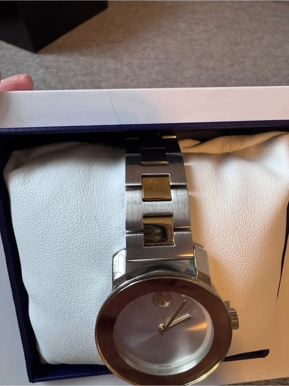 Movado Bold Two Tone Gold Watch